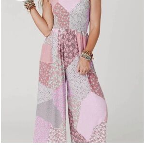 Three Birds Nest Patchwork Jumpsuit